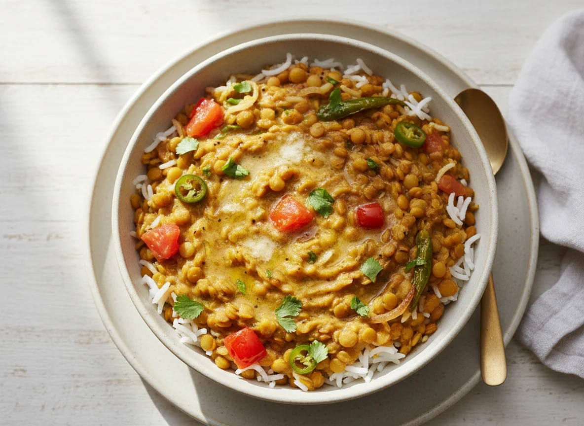 Lentil and Rice Stew (Khichdi/Daal Chawal) photo