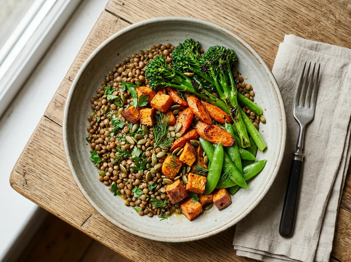 Lentil and Vegetable Bowl photo