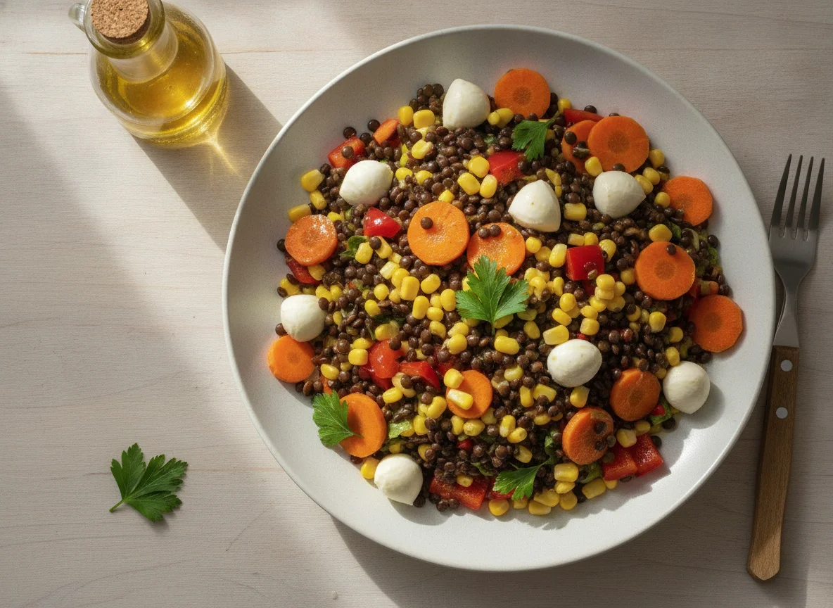 Lentil and Vegetable Salad photo