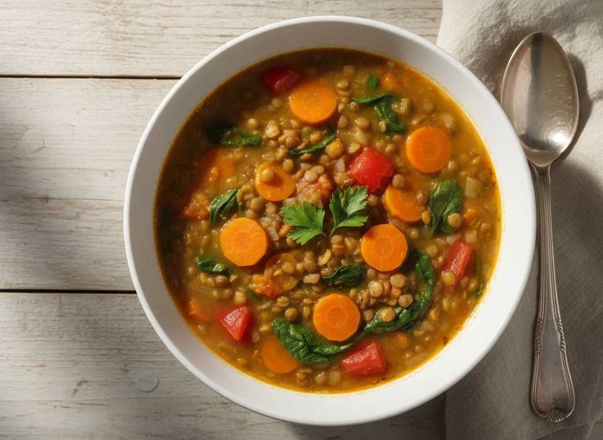 Lentil and Vegetable Soup photo
