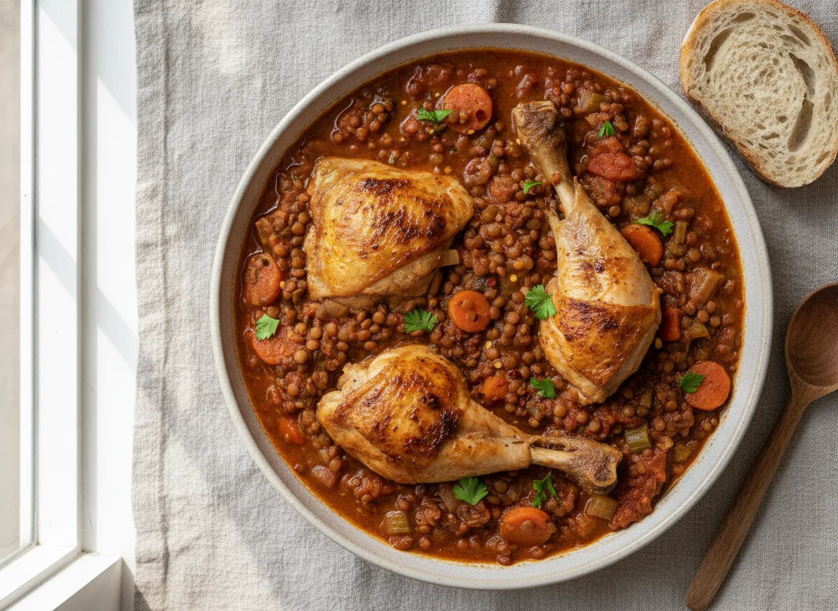 Lentil Stew with Chicken photo