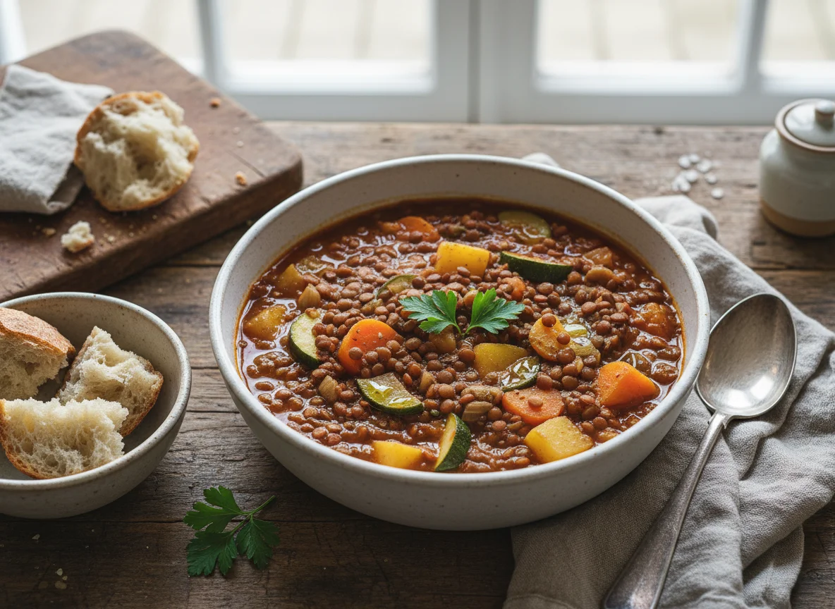 Lentil Stew with Vegetables photo