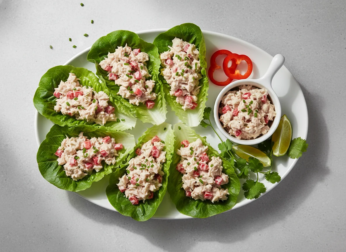 Lettuce Wrap with Tuna Salad photo