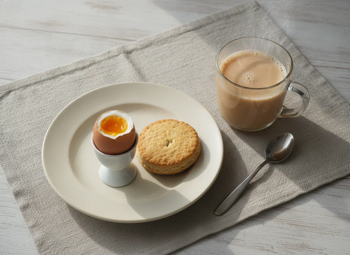Light Breakfast with Tea photo