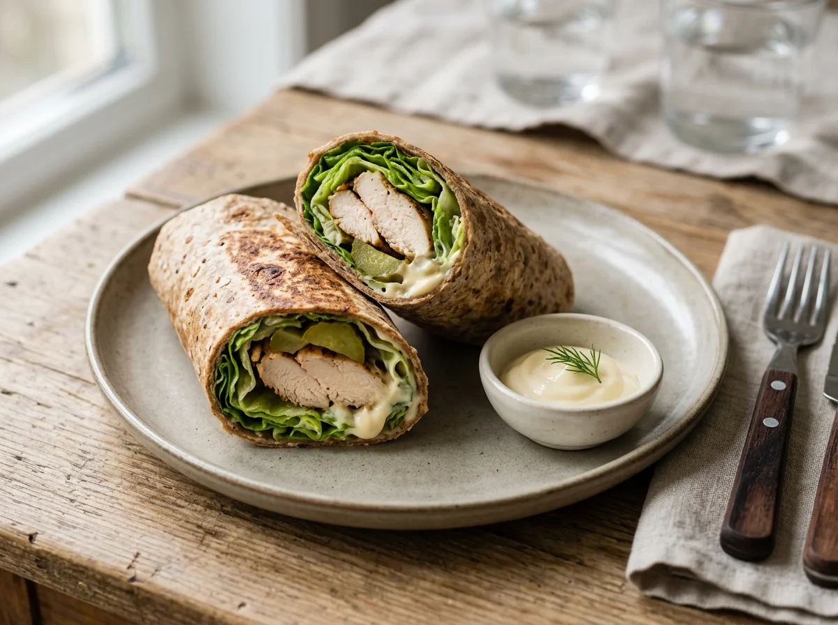 Light Chicken Wrap photo
