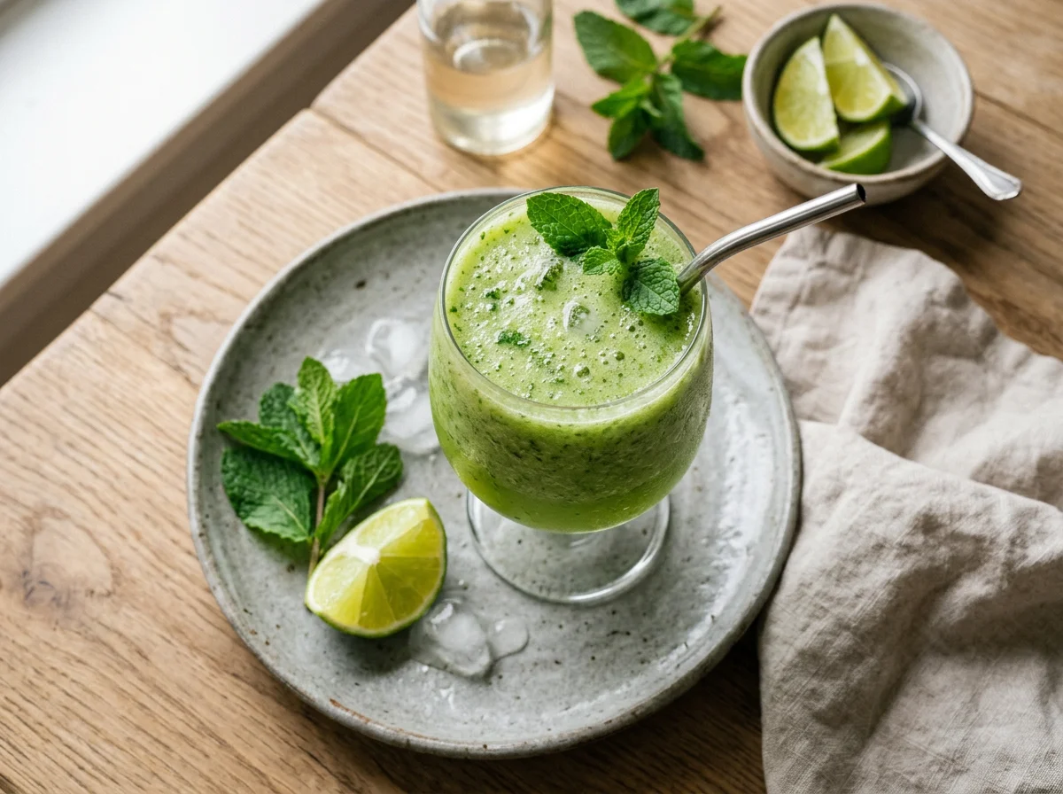 Lime and Mint Smoothie photo