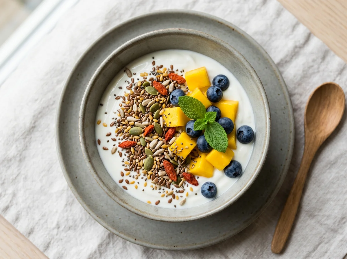 Linwoods Cold Milled Seed Mix with Fruit and Yogurt photo