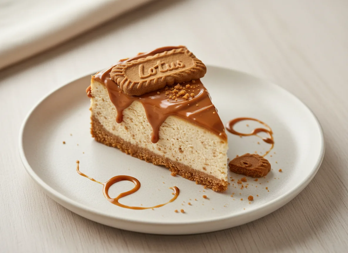 Lotus Biscoff Cheesecake Slice photo