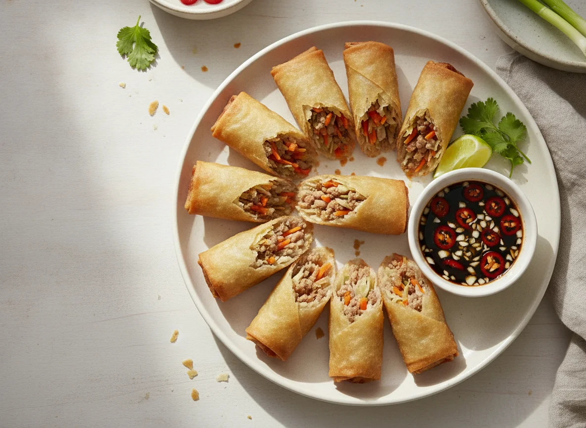 Lumpia (Fried Spring Rolls) photo