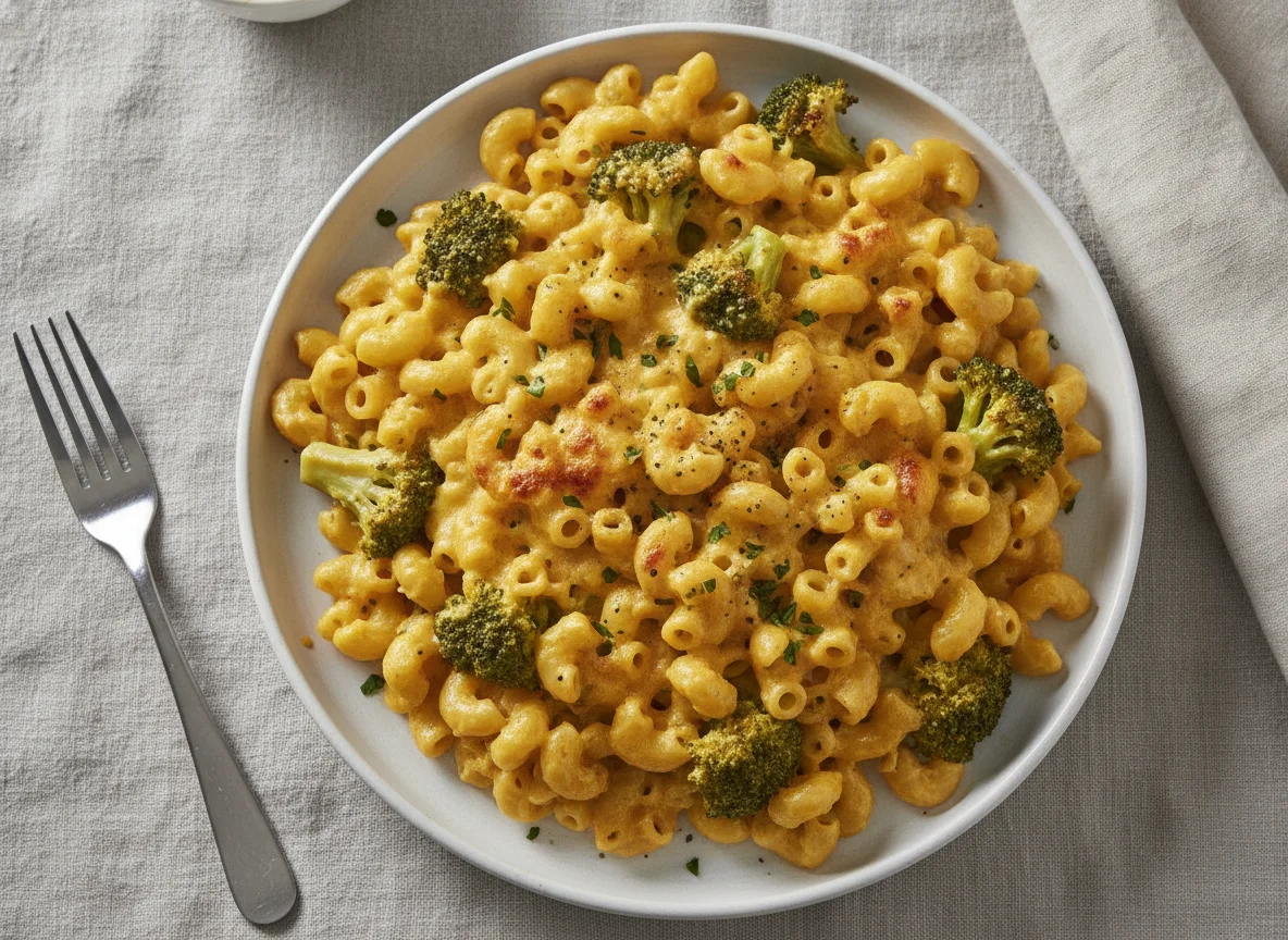 Macaroni and Broccoli Cheese photo