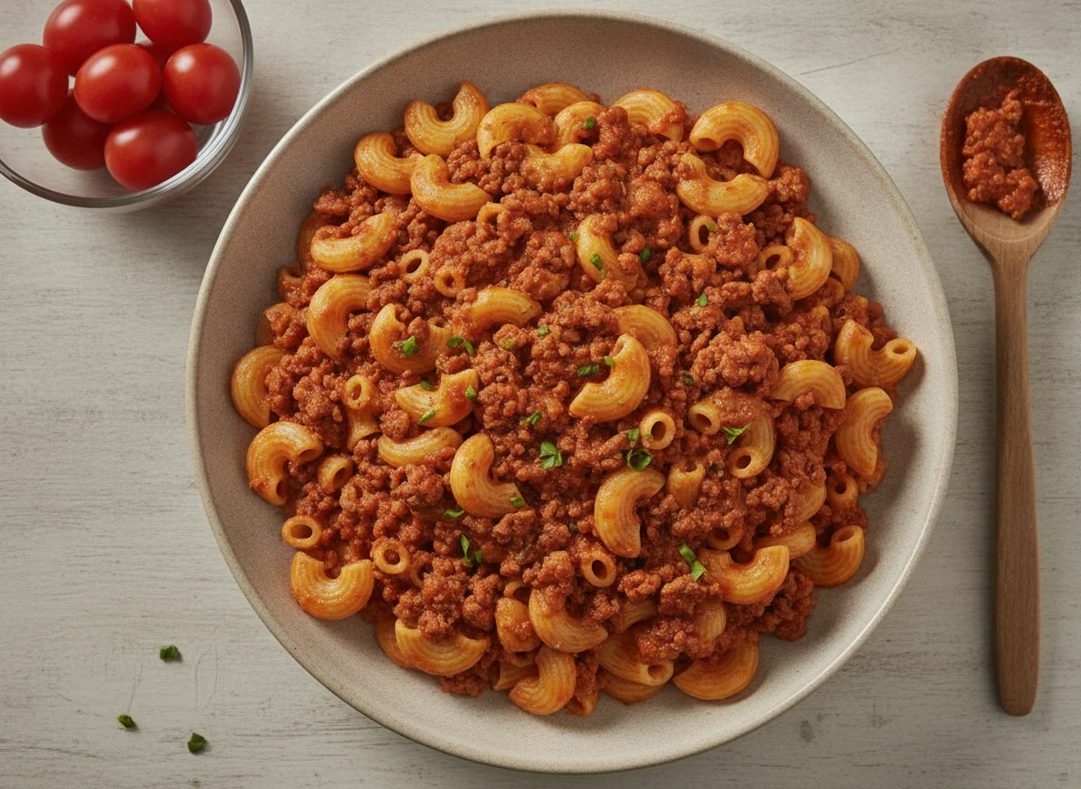 Macaroni with Meat Sauce photo