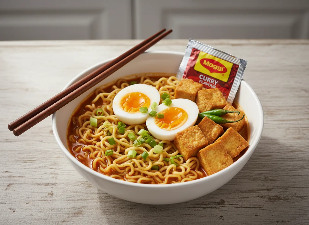 Maggi Curry Flavour Instant Noodles photo