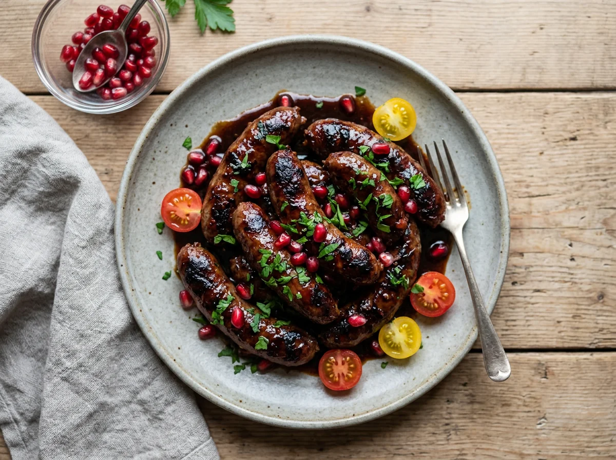 Makanek with Pomegranate Molasses photo