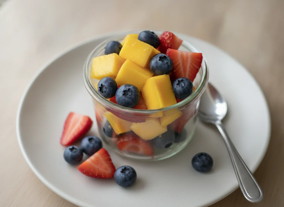Mango & Berries Fruit Pot photo