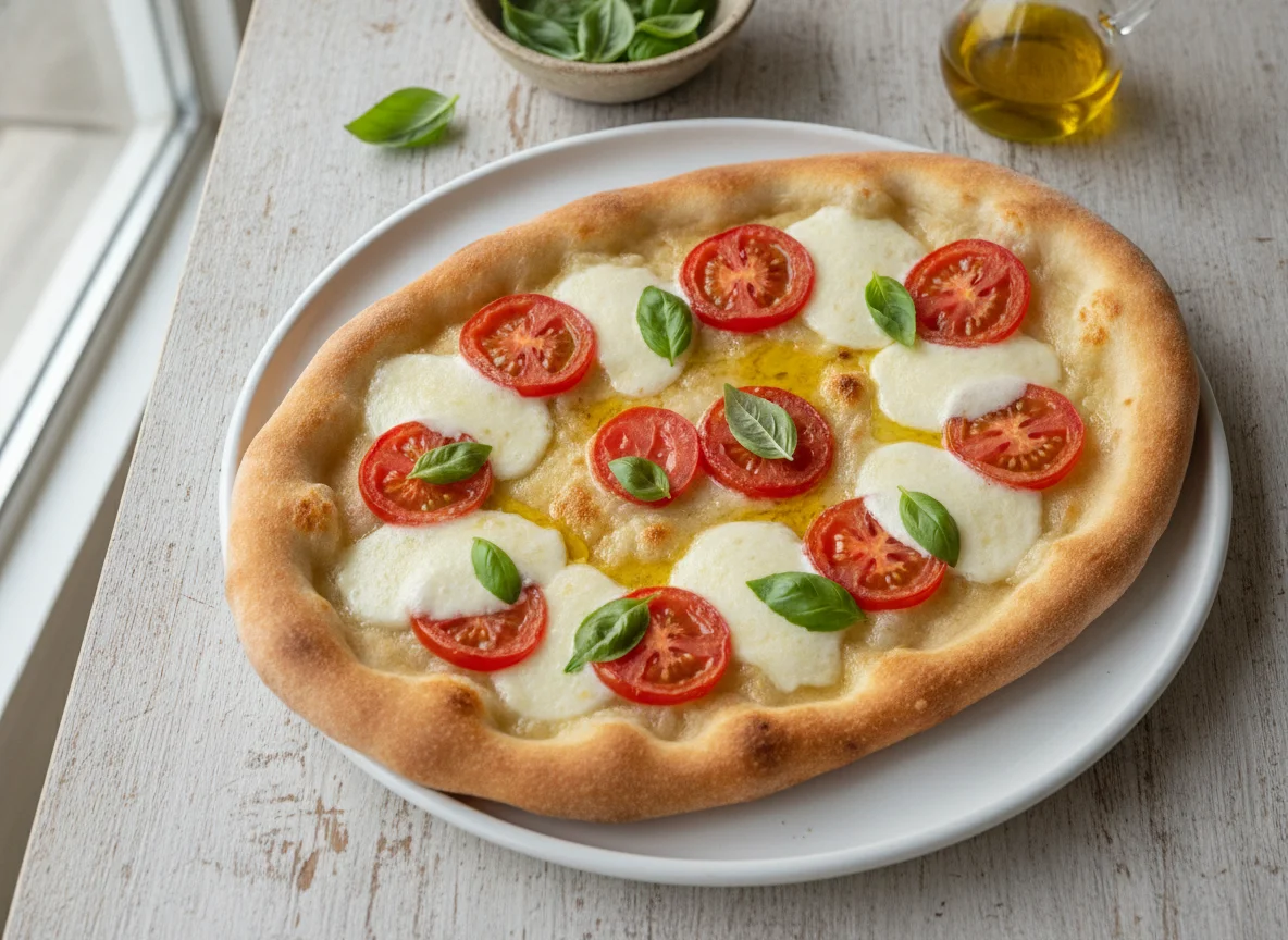 Margherita Flatbread Pizza photo