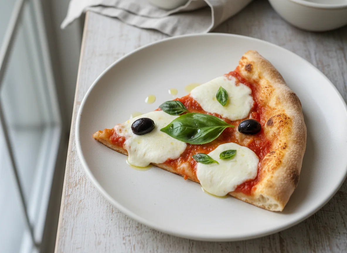 Margherita Pizza Slice photo