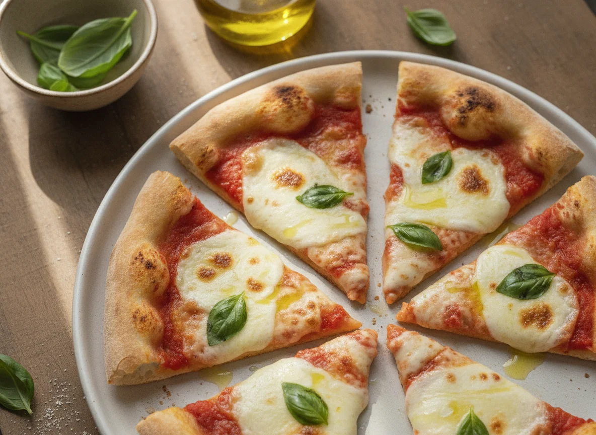 Margherita Pizza Slices photo