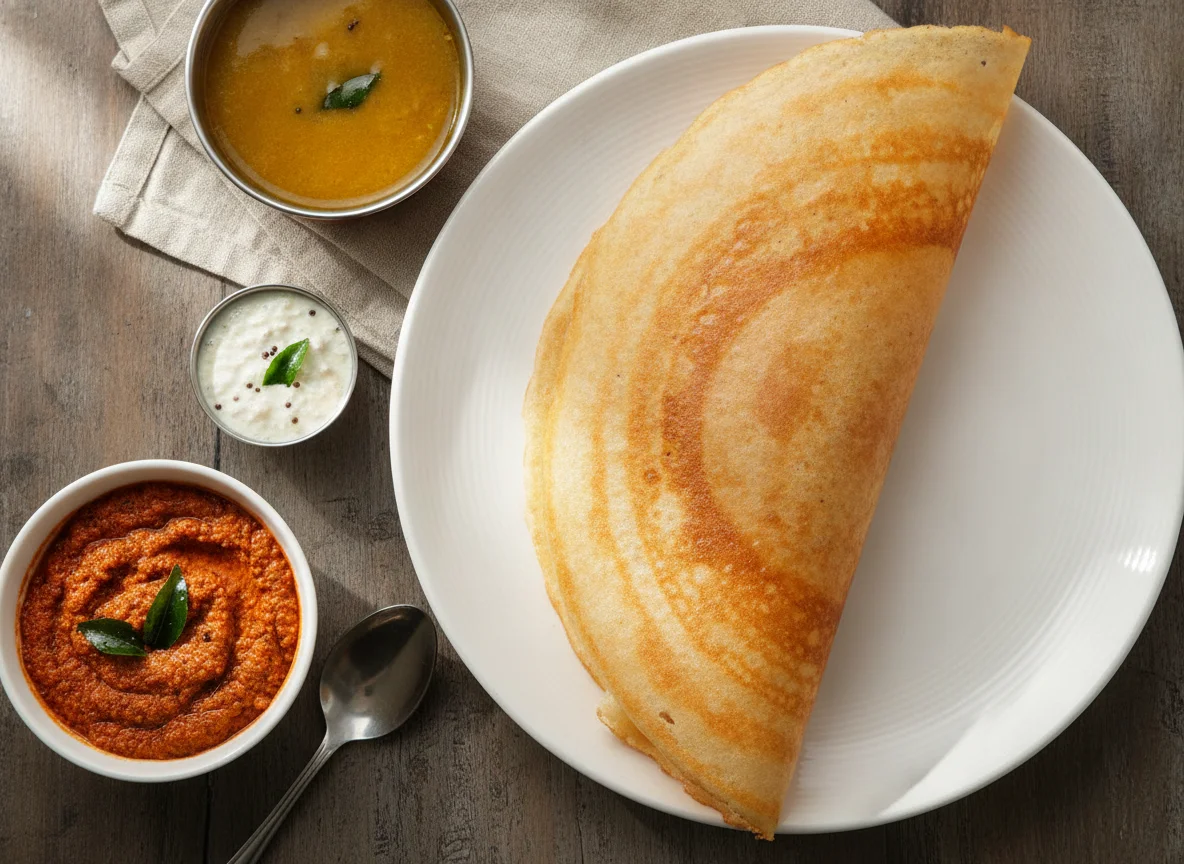Masala Dosa with Chutney photo