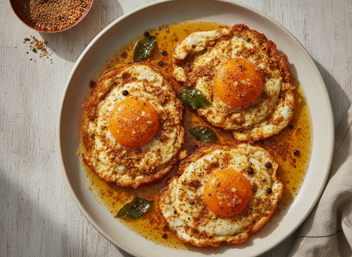 Masala Fried Eggs photo