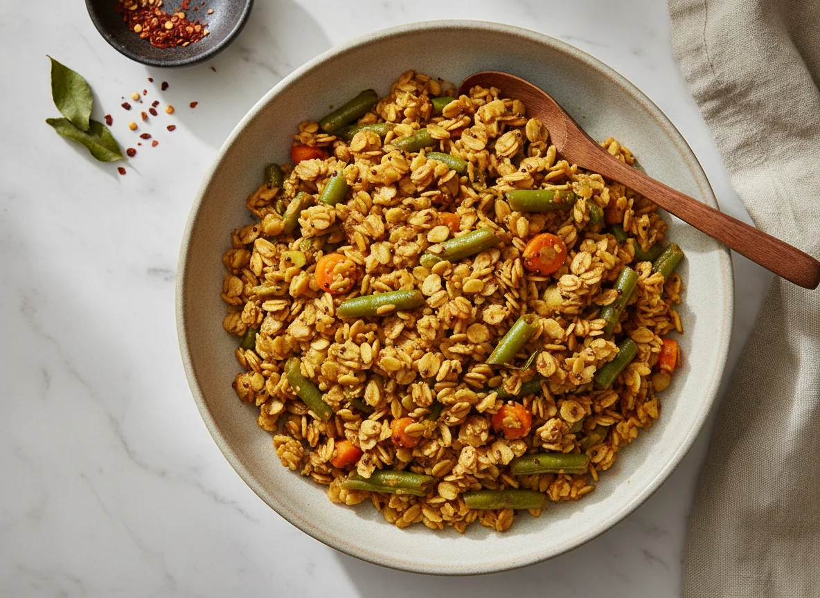 Masala Oats with Vegetables photo