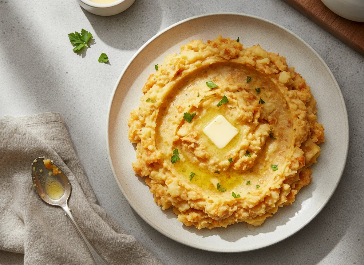 Mashed Swede and Potato photo