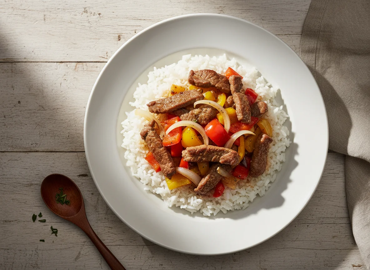 Meat and Rice with Vegetables photo