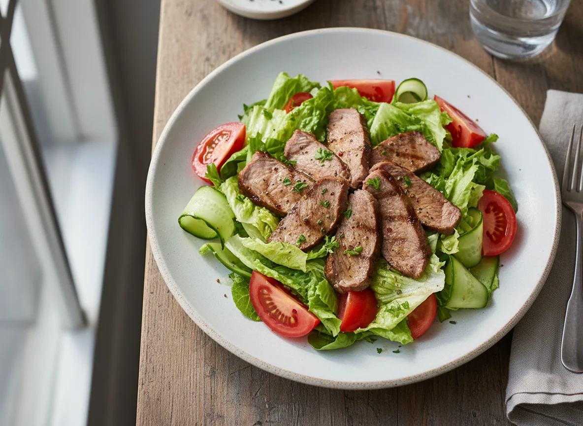 Meat and Vegetable Salad photo