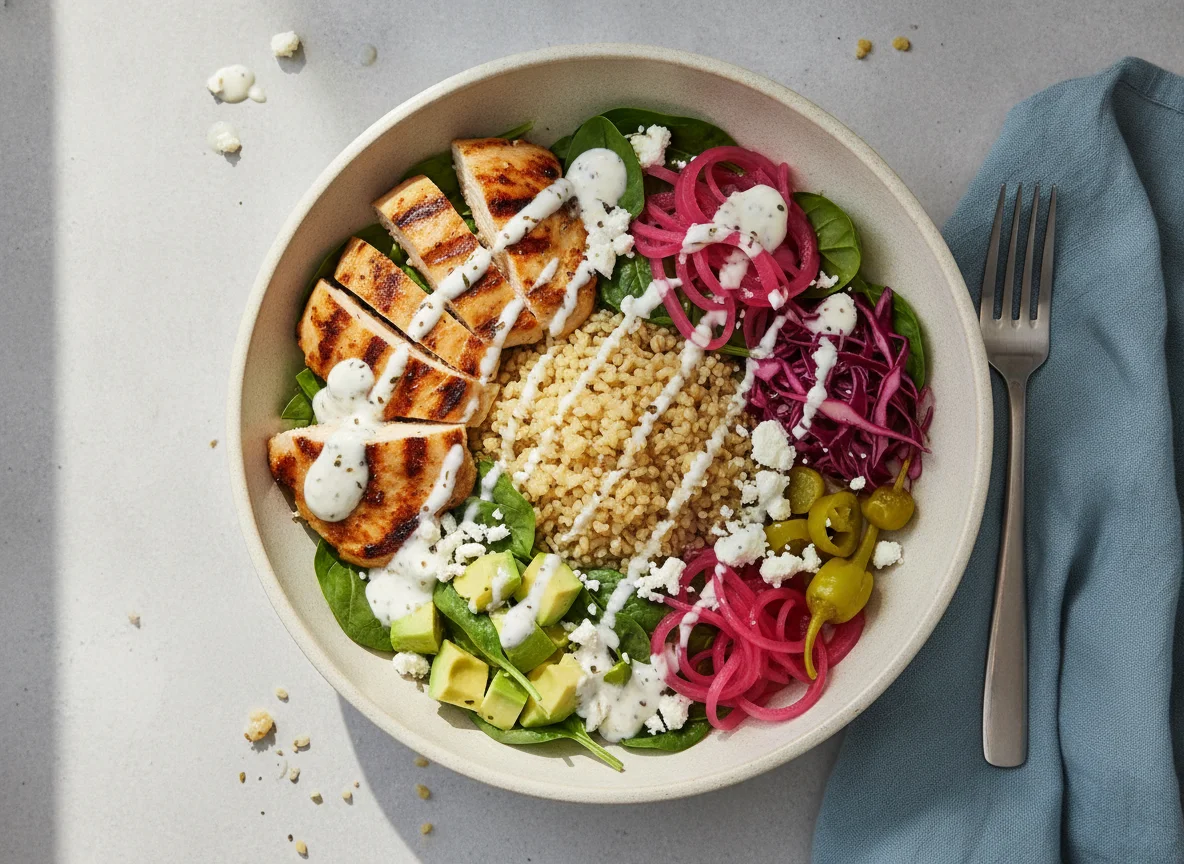 Mediterranean Chicken Grain Bowl photo