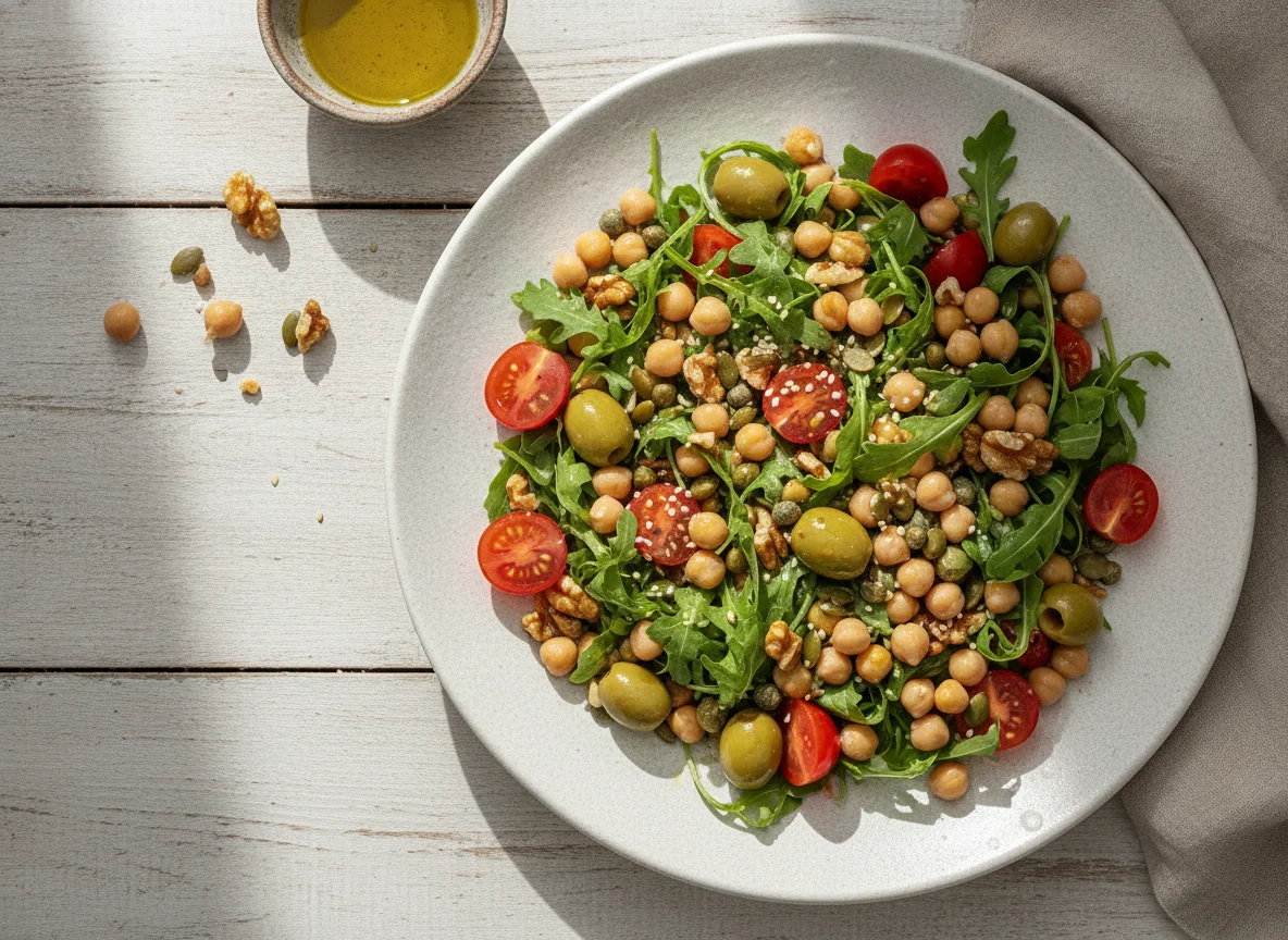 Mediterranean Chickpea and Olive Salad photo