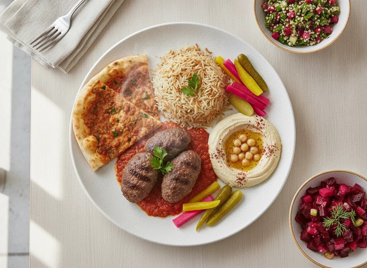 Middle Eastern Meze Platter photo