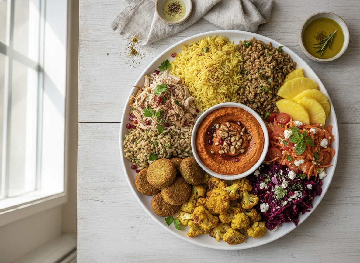 Middle Eastern Mezze Platter photo