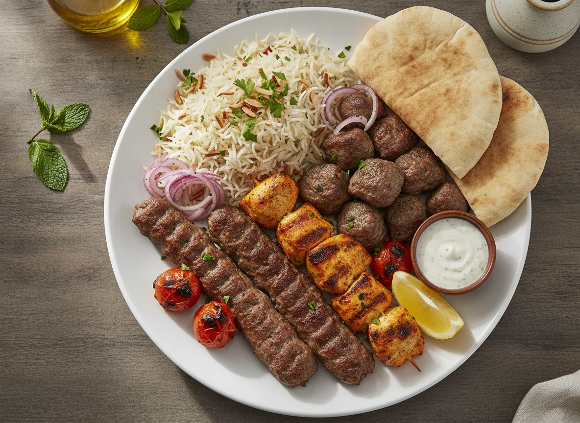 Middle Eastern Mixed Grill Platter photo
