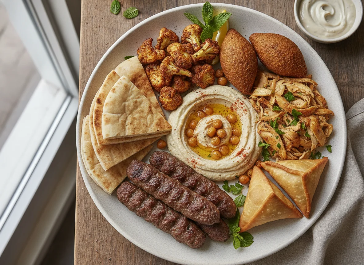 Middle Eastern Mixed Platter photo