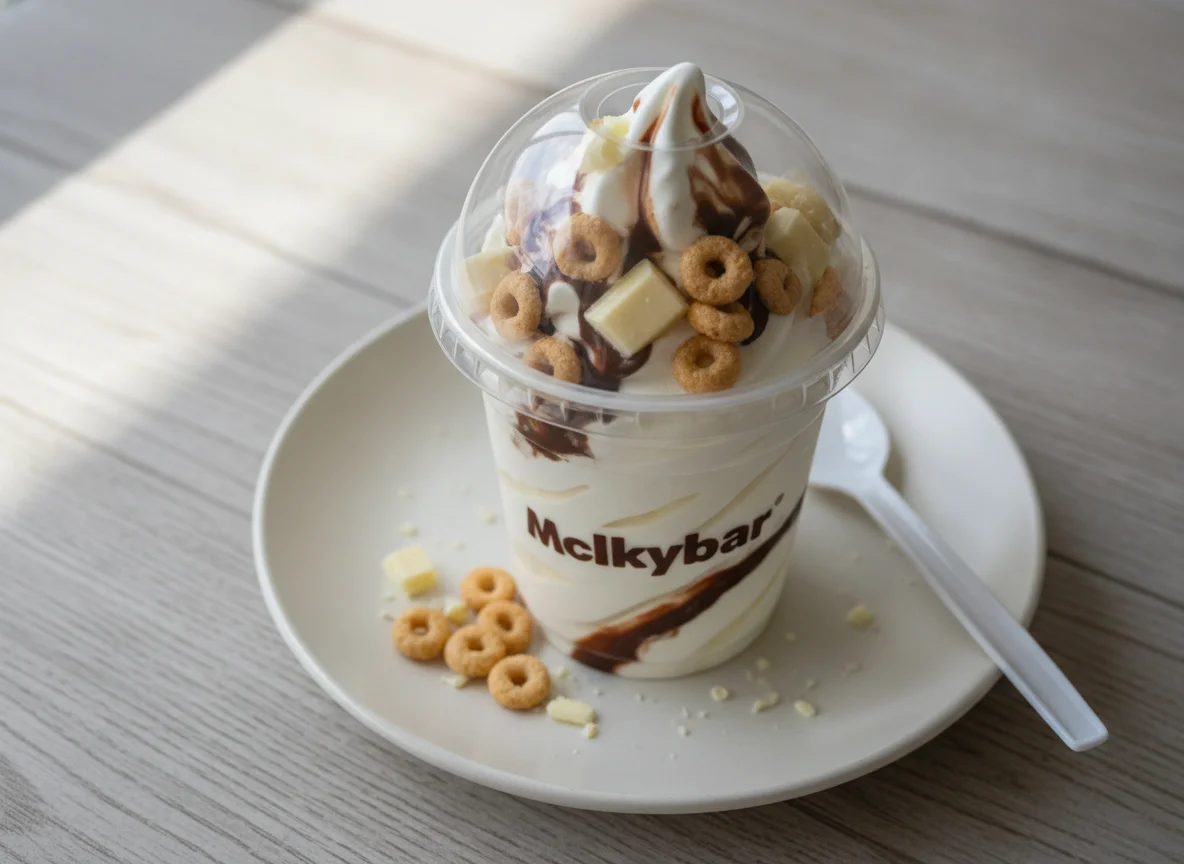 Milkybar Cookie Crisp McFlurry photo