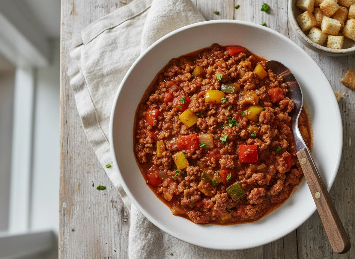 Minced Beef and Vegetable Stew photo