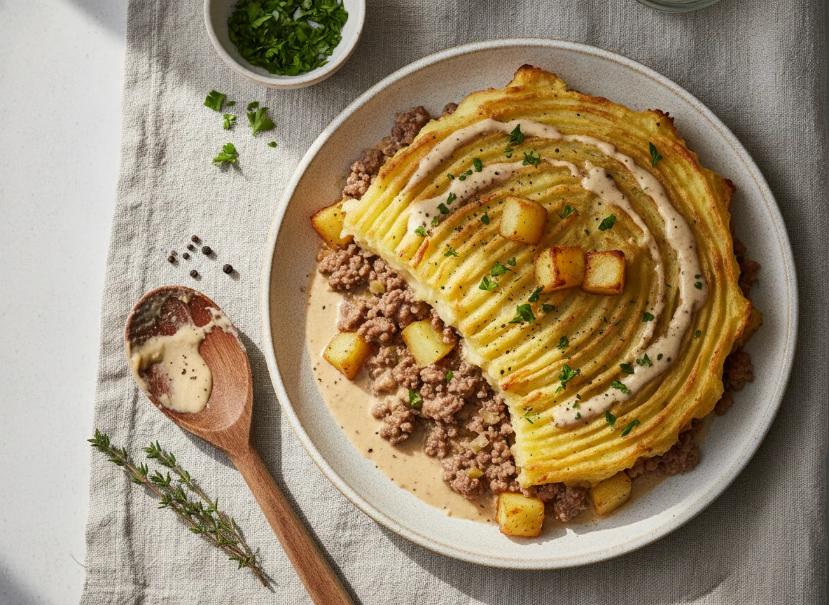 Minced Meat and Potato Casserole photo