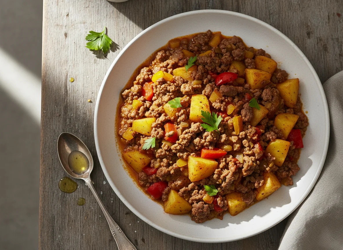 Minced Meat and Potato Stew photo
