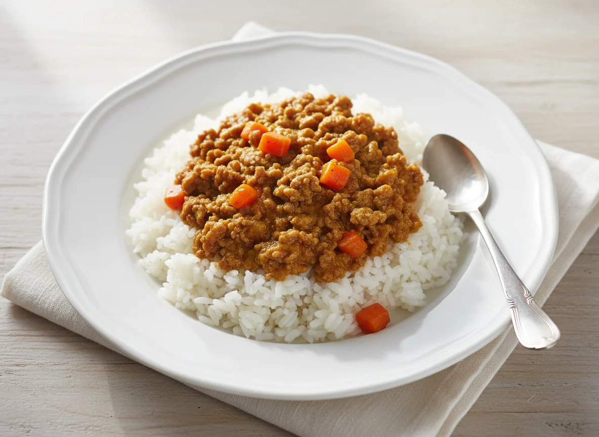 Minced Meat with Rice photo
