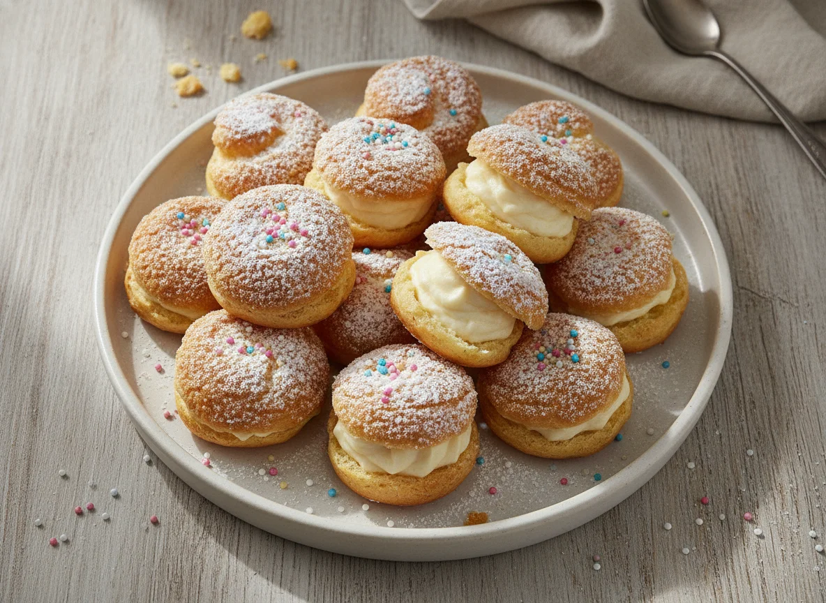 Mini Cream Puffs photo