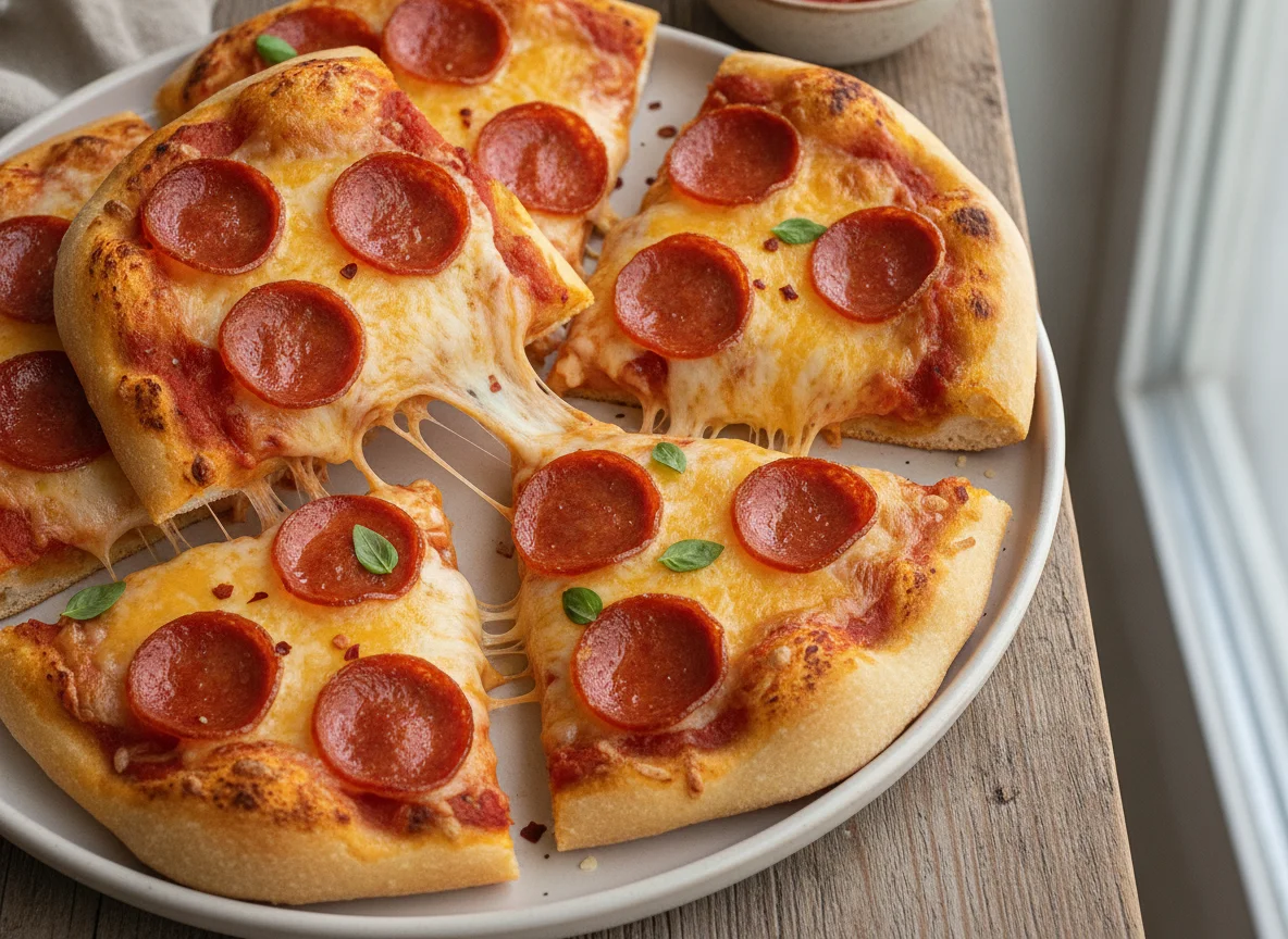 Mini Pepperoni and Cheese Pizzas photo