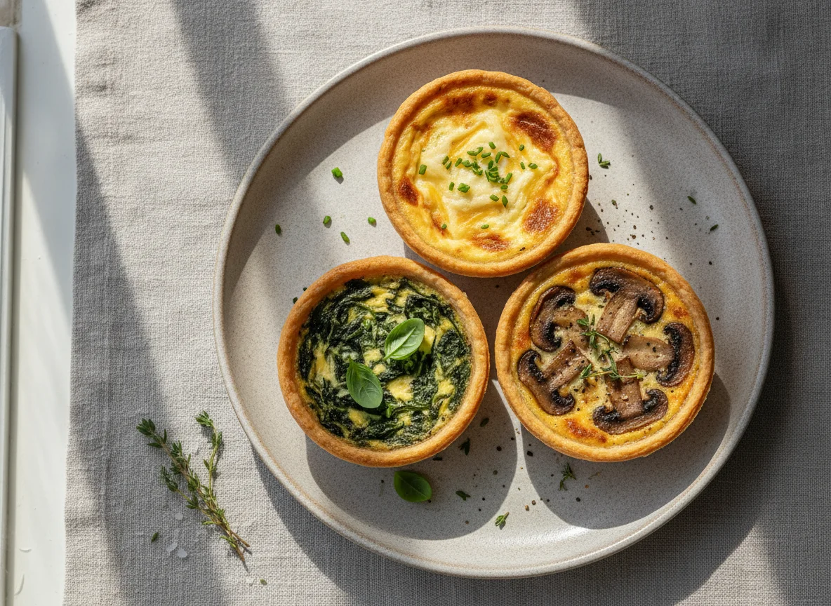 Mini Quiche Trio photo