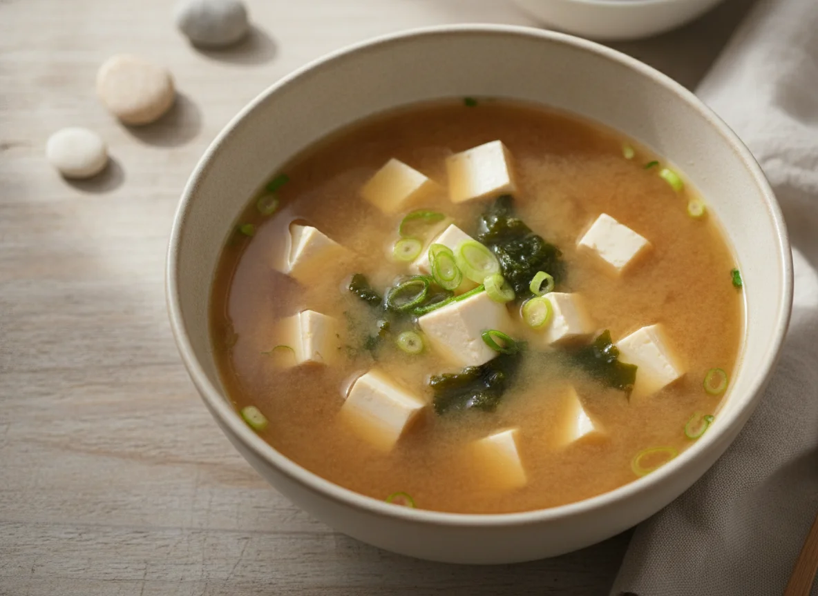 Miso Soup with Tofu photo