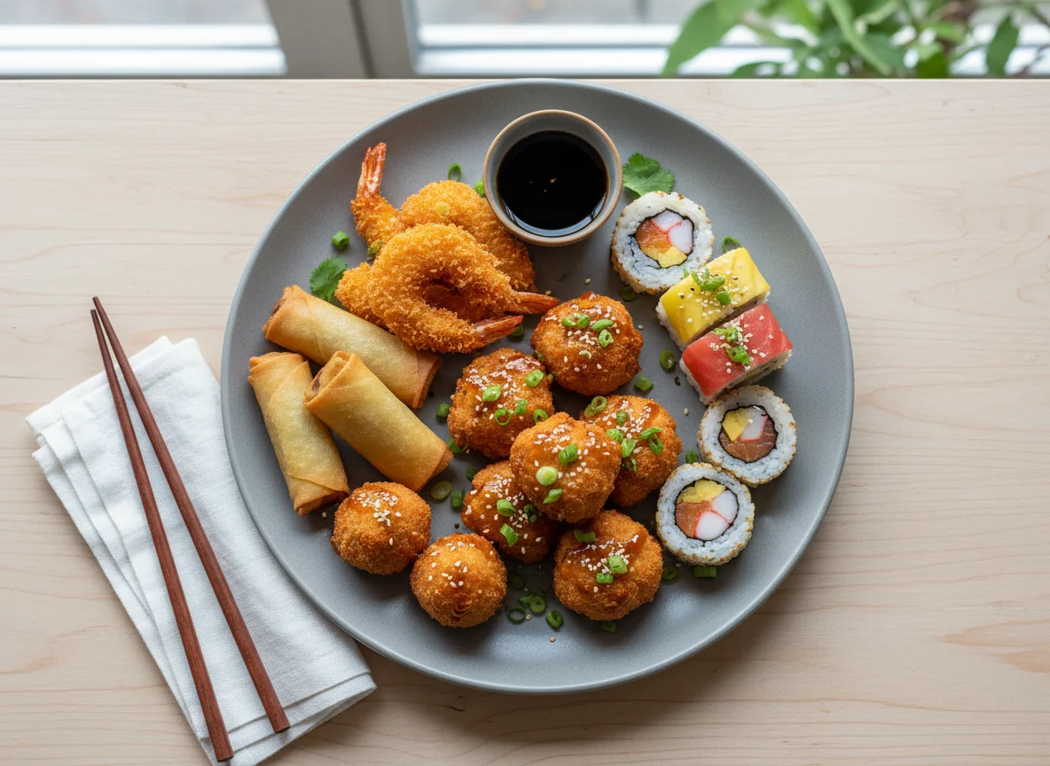 Mixed Asian Appetizers photo