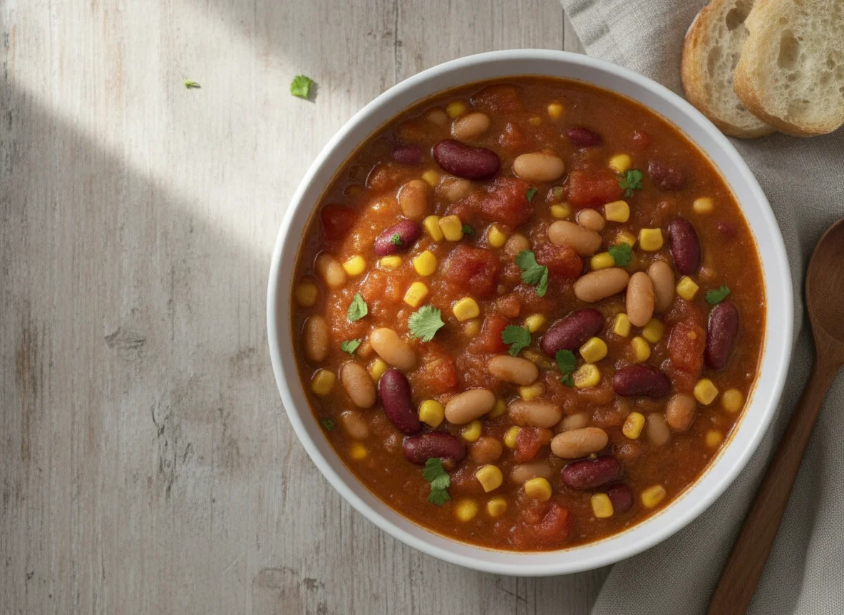 Mixed Bean and Sweetcorn Stew photo