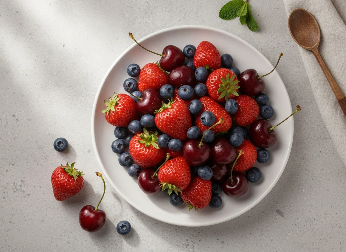 Mixed Berries and Cherries photo