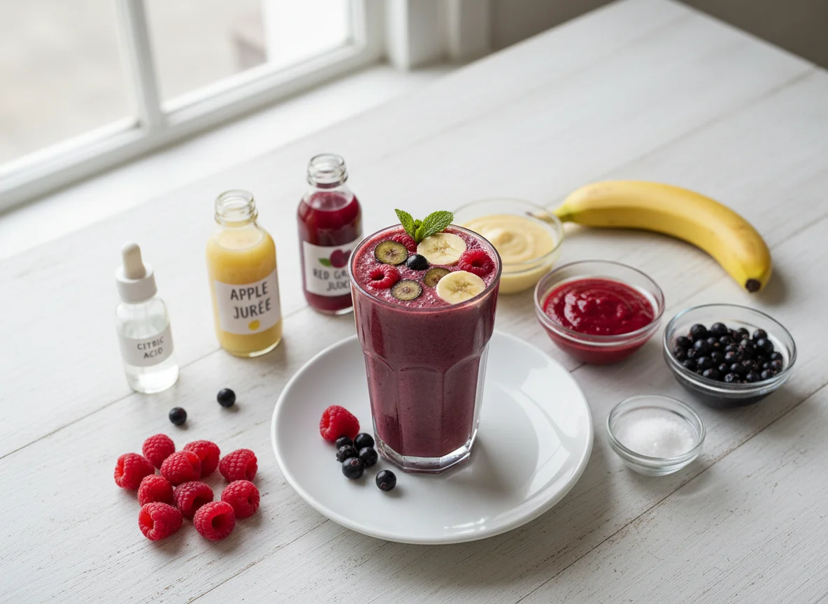 Mixed Berry and Banana Smoothie photo