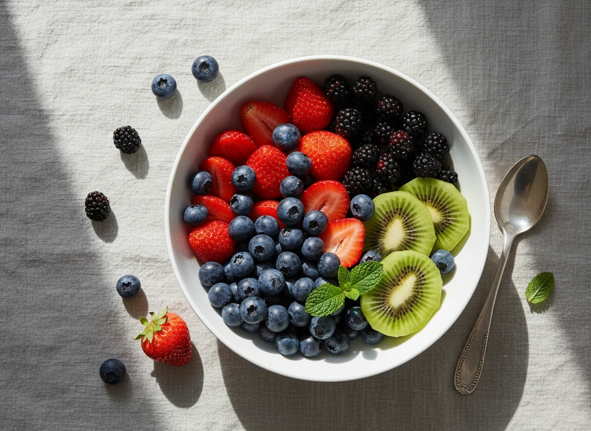 Mixed Berry and Kiwi Bowl photo
