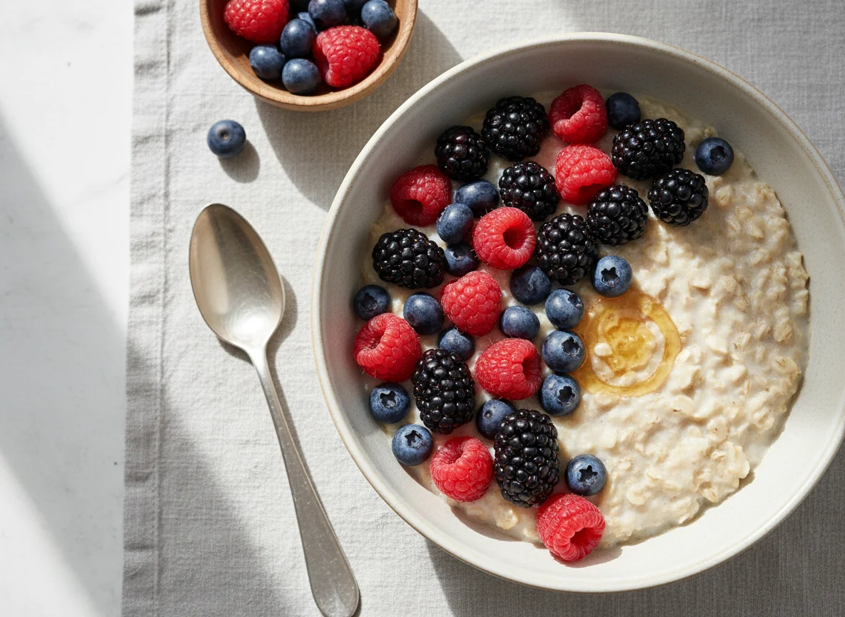 Mixed Berry Oatmeal photo
