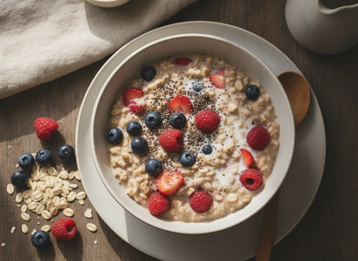 Mixed Berry Overnight Oats photo
