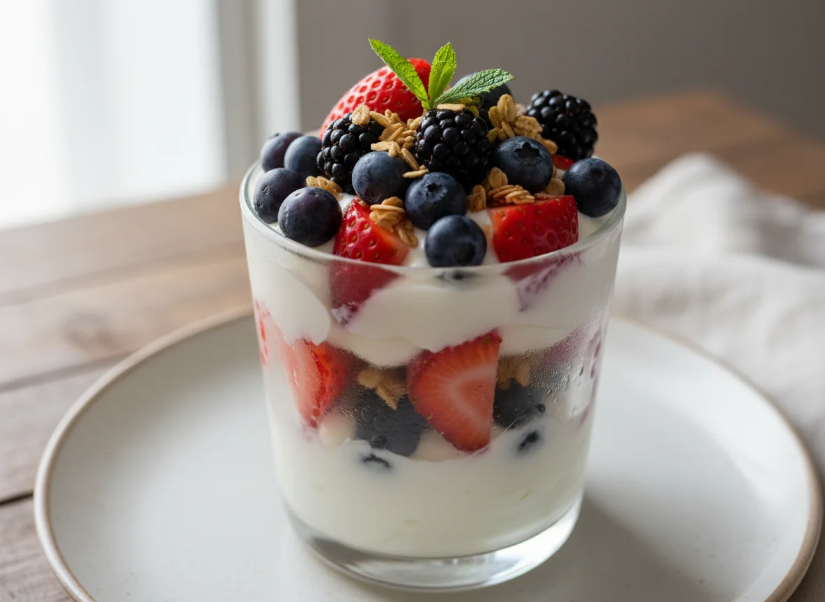 Mixed Berry Yogurt Parfait photo